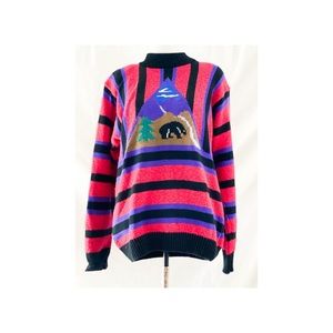 80’s Bear Sweater by Heirloom Handloomed